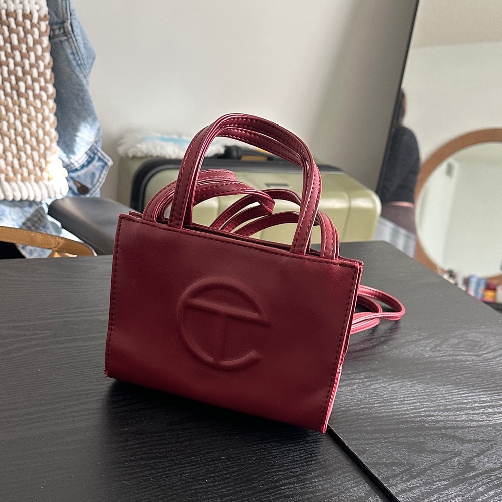 Telfar Burgundy Mini Bag